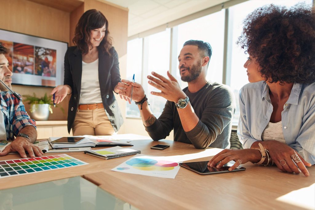 Creative agency team